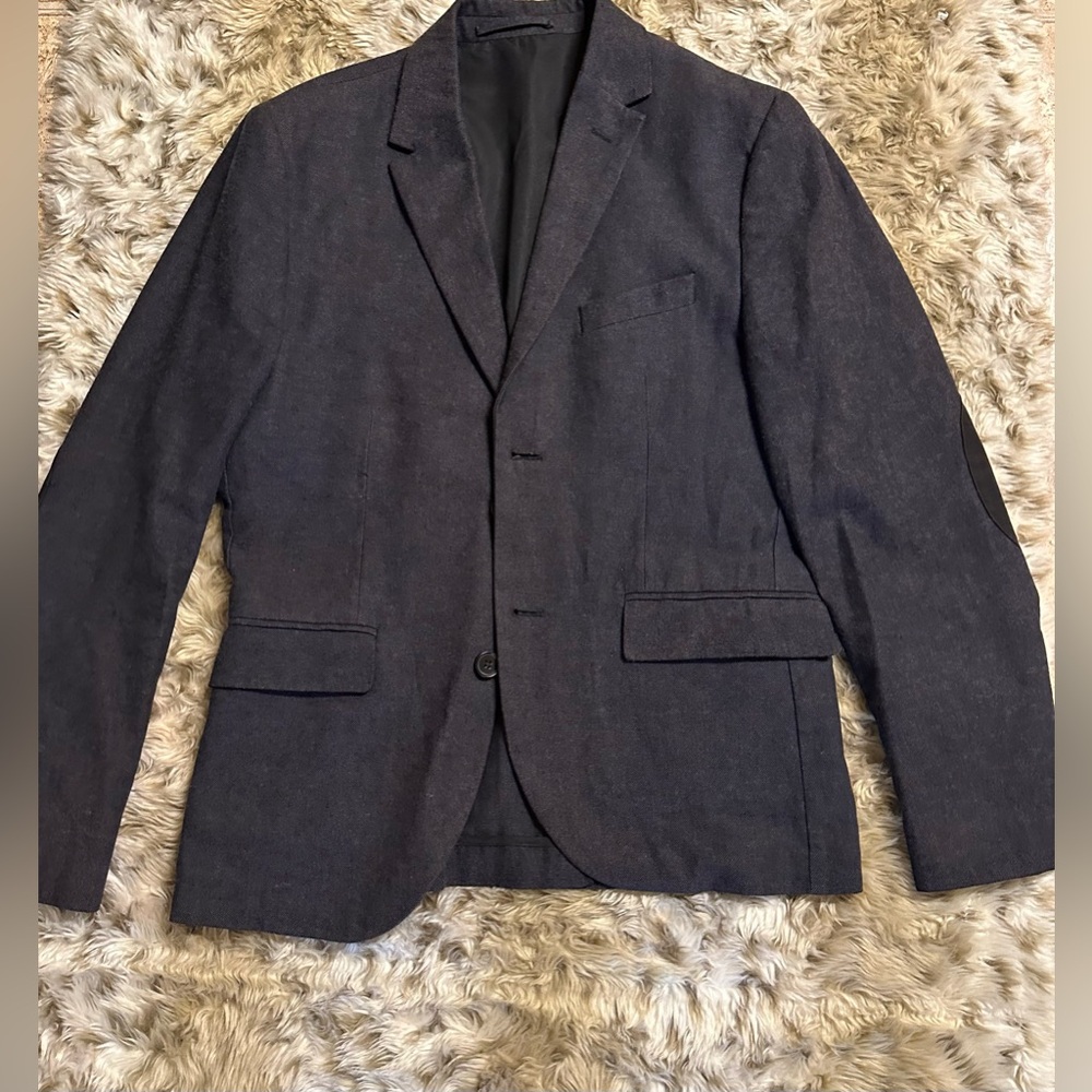 38R H&M Men’s Dark grey slim fit blazer
